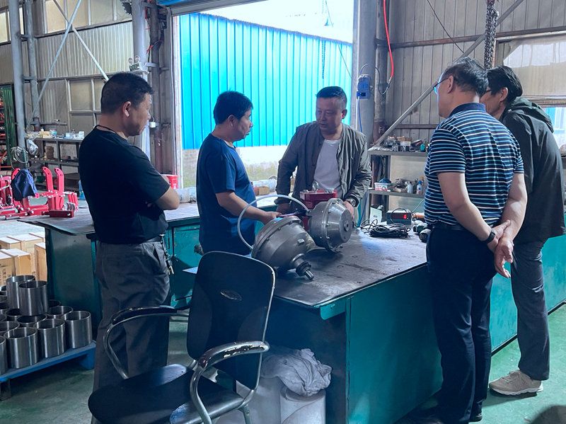 合作伙伴的主要負(fù)責(zé)人來(lái)我廠參觀、調(diào)研